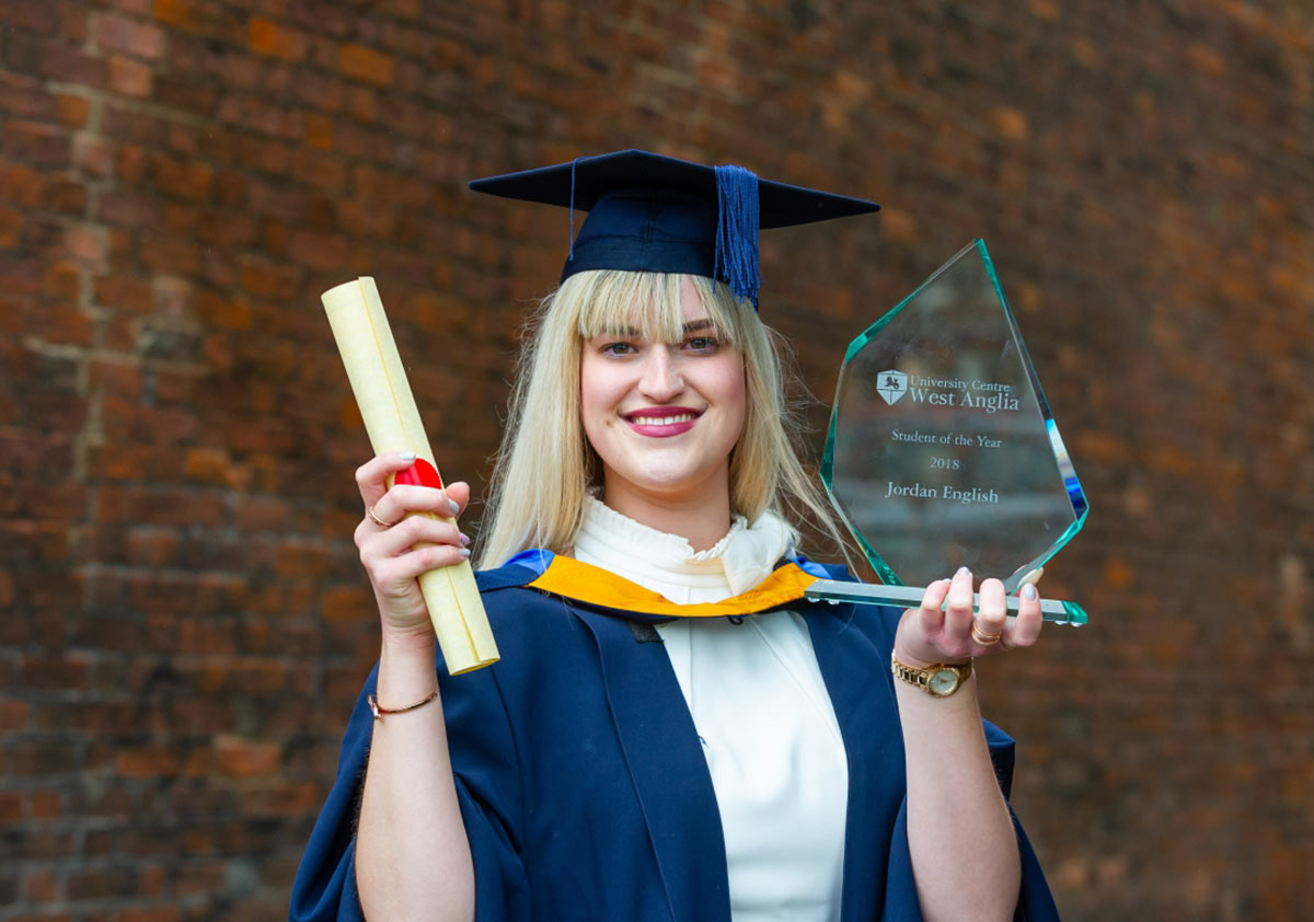 jordan english named student of the year 2018